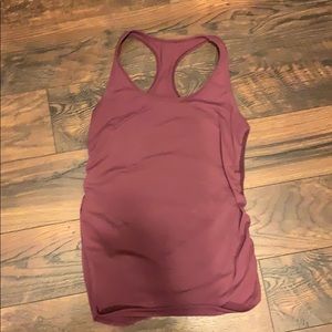 Fabletics maroon racerback tank